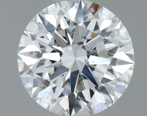 0.6 carat F-SI2 Excellent cut Natūralus Round Deimantas (1)