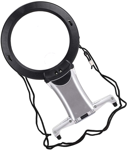 Universal Magnifying Glass with LED Light 2x 6x (3)