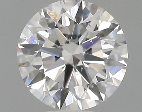 0.5 carat F-SI1 Excellent cut Natūralus Round Deimantas (1)