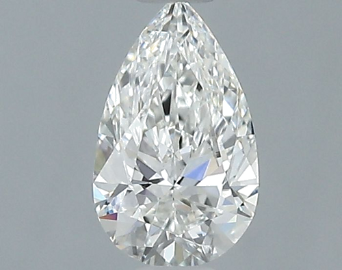 0.51 carat G-VS2 Natūralus Pear Deimantas (1)