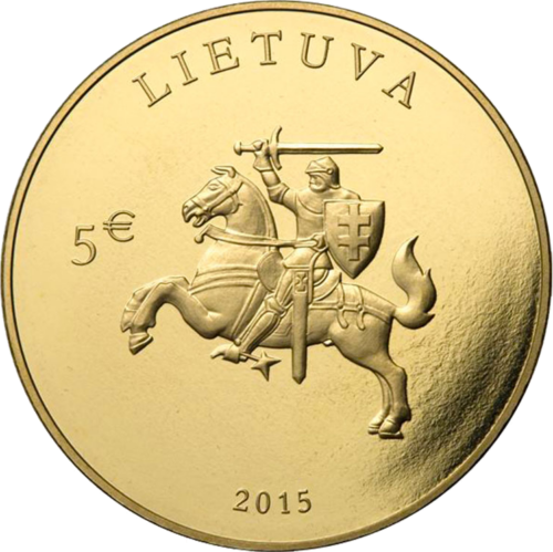 2015 Lietuva Nepriklausomybė 5 eurų moneta (2)