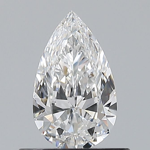 0.5 carat E-VS1 Natūralus Pear Deimantas (1)