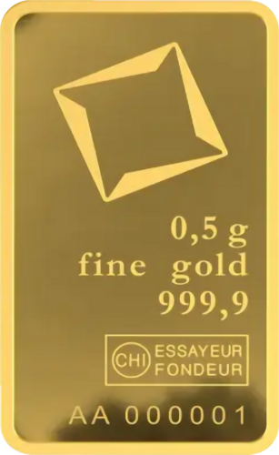0,5 g Investīciju zelta stienis Valcambi (1)
