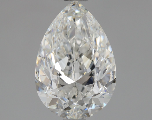 1.5 carat G-VS1 Natūralus Pear Deimantas (1)