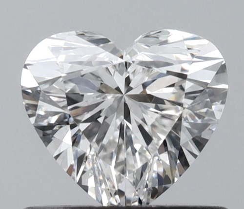 0.54 carat F-VS1 Natūralus Heart Deimantas (1)