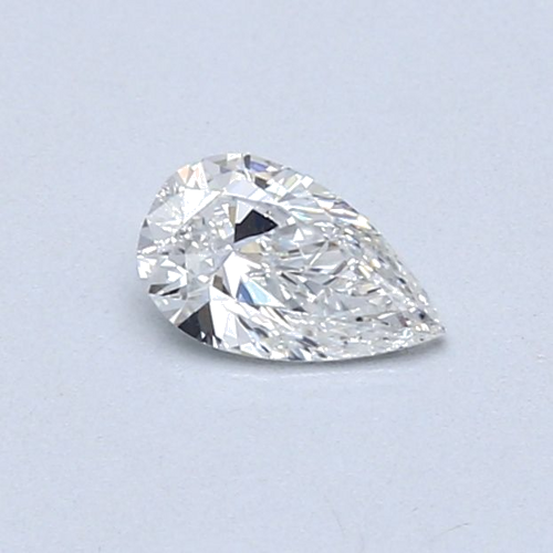 0.3 carat F-SI2 Natūralus Pear Deimantas (1)
