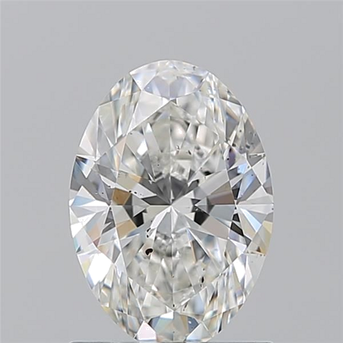 1.2 carat G-SI2 Natūralus Oval Deimantas (1)