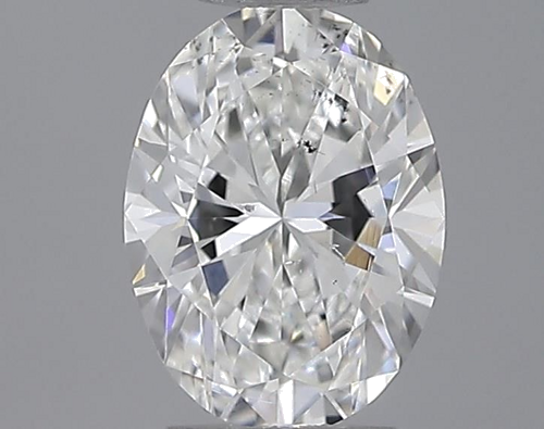 0.6 carat G-SI2 Natūralus Oval Deimantas (1)