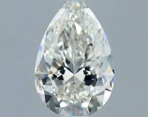 0.5 carat G-VVS2 Natūralus Pear Deimantas (1)