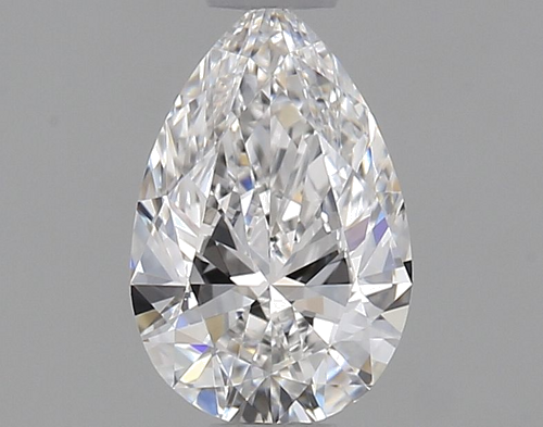 0.5 carat D-VVS1 Natūralus Pear Deimantas (1)