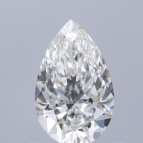 0.52 carat E-VVS1 Natūralus Pear Deimantas (1)