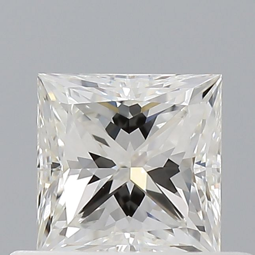0.53 carat H-VVS2 Natūralus Princess Deimantas (1)