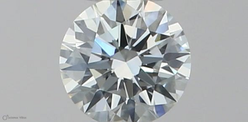 0.18 carat F-VVS1 Excellent cut Natūralus Round Deimantas (1)