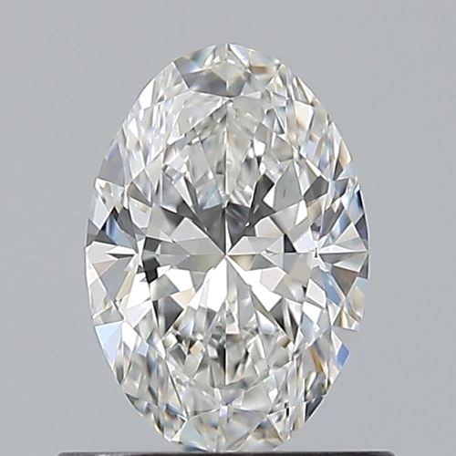 0.66 carat F-VVS1 Natūralus Oval Deimantas (1)