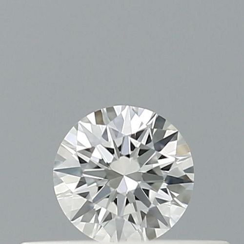 0.19 carat F-VVS2 Excellent cut Natūralus Round Deimantas (1)