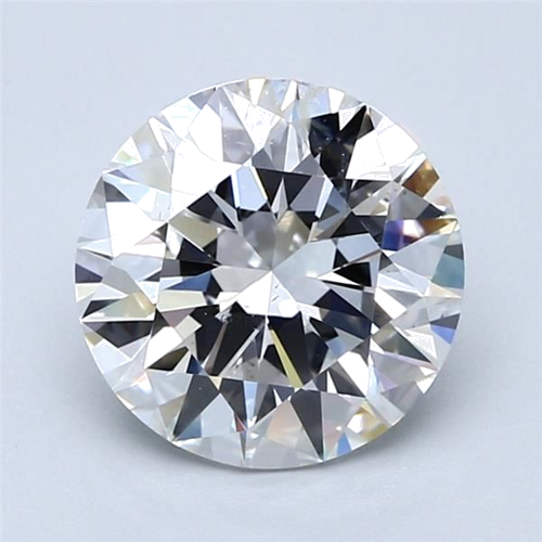 3.03 carat F-SI2 Excellent cut Natūralus Round Deimantas (1)