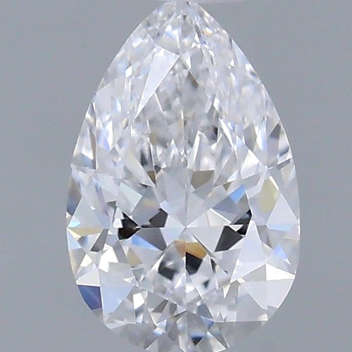 0.4 carat D-VS2 Natūralus Pear Deimantas (1)