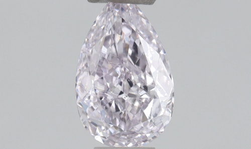0.19 carat Light Pink-VS2 Natūralus Pear Deimantas (1)