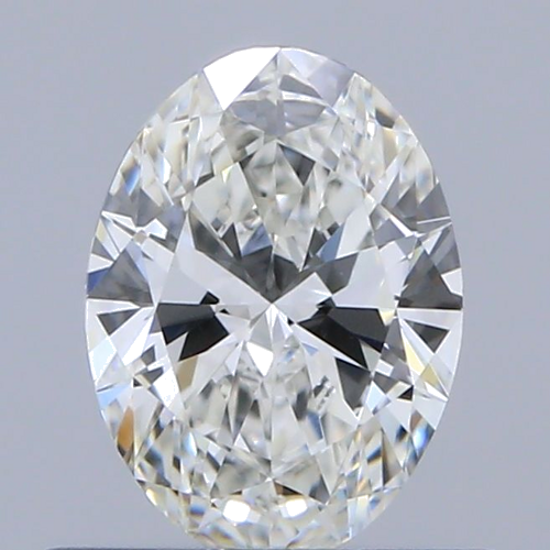 0.5 carat H-IF Natūralus Oval Deimantas (1)