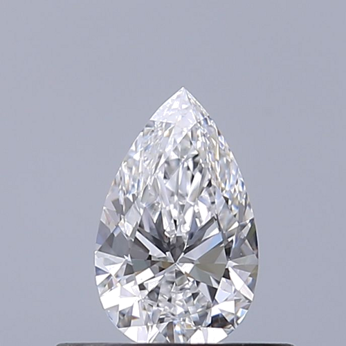 0.34 carat D-VVS1 Natūralus Pear Deimantas (1)