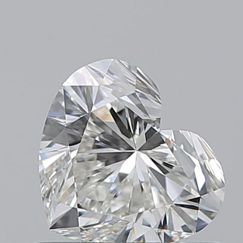 0.7 carat H-VVS1 Natūralus Heart Deimantas (1)
