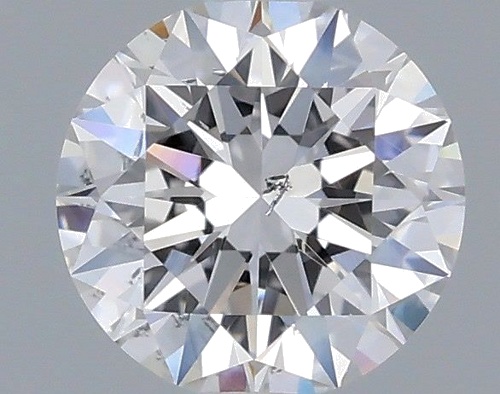 0.53 carat E-SI2 Excellent cut Natūralus Round Deimantas (1)