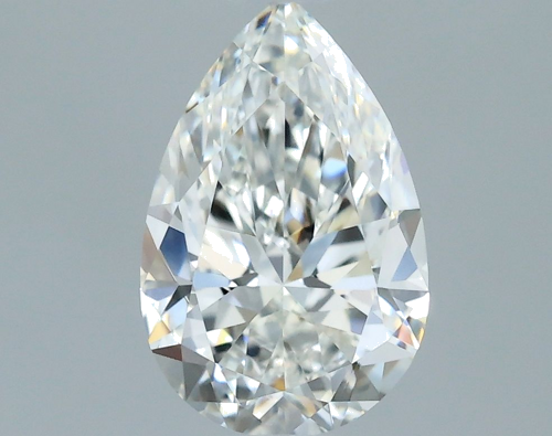 0.7 carat G-VVS2 Natūralus Pear Deimantas (1)