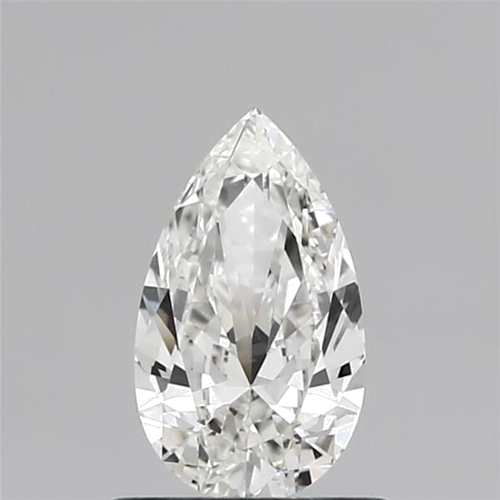 0.6 carat H-VS2 Natūralus Pear Deimantas (1)