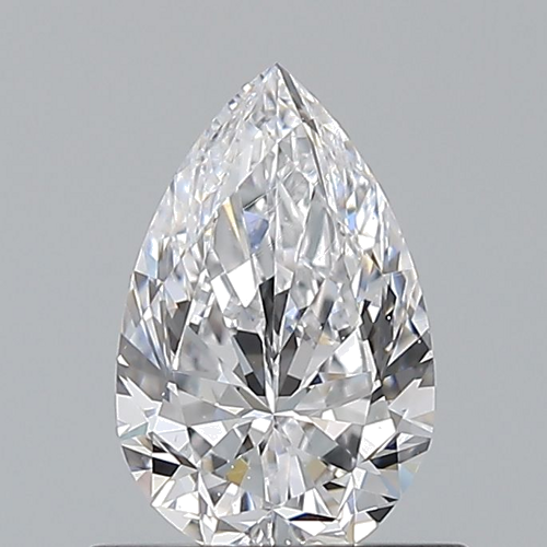 0.7 carat D-VS2 Natūralus Pear Deimantas (1)