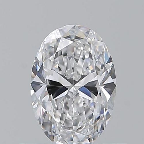 0.51 carat D-VVS2 Natūralus Oval Deimantas (1)