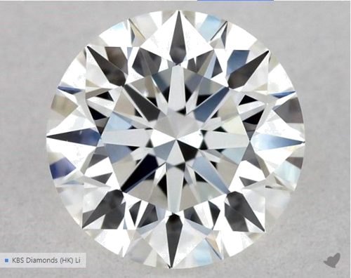 0.58 carat G-VS1 Excellent cut Natūralus Round Deimantas (1)