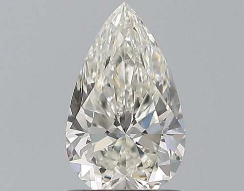 0.9 carat I-VS2 Natūralus Pear Deimantas (1)