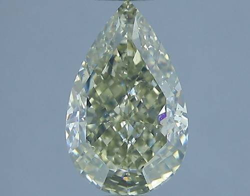 2.02 carat Fancy Brown-SI2 Natūralus Pear Deimantas (1)