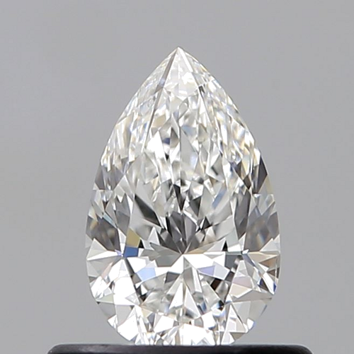 0.5 carat E-VS2 Natūralus Pear Deimantas (1)