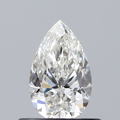 0.51 carat G-SI1 Natūralus Pear Deimantas (1)