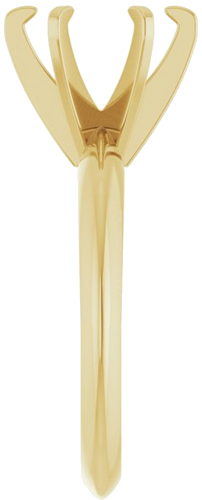 Sužadėtuvių Žiedas „Solitaire“ 585 Geltonojo Aukso Round 8.2mm (4)