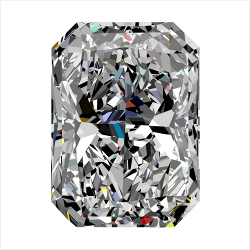 0.31 carat D-VS1 Natūralus Radiant Deimantas (1)