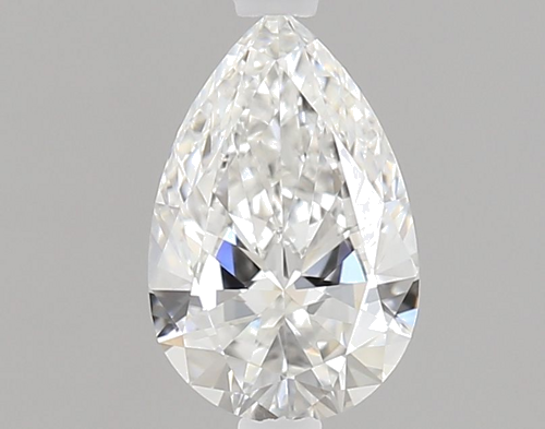 0.5 carat F-VVS2 Natūralus Pear Deimantas (1)