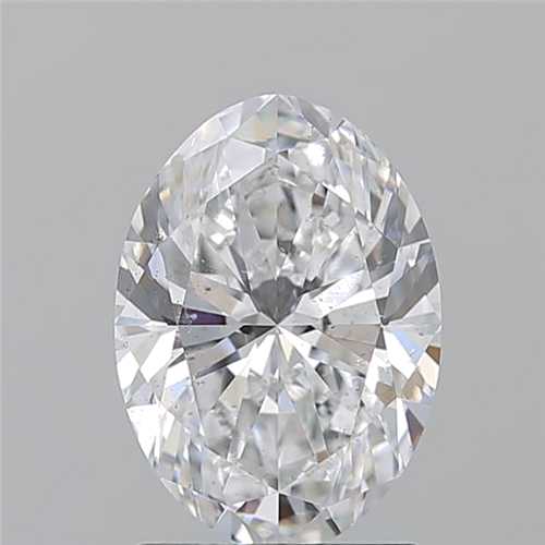 2.01 carat D-SI2 Natūralus Oval Deimantas (1)