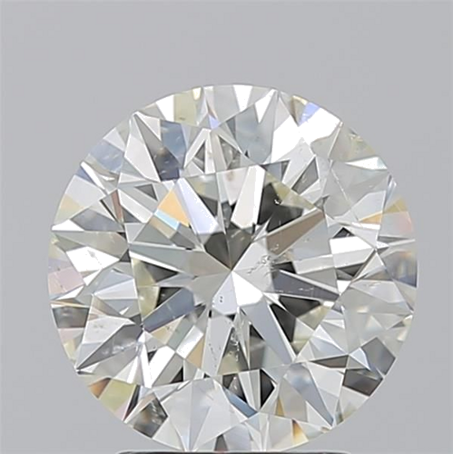 3.01 carat K-SI2 Excellent cut Natūralus Round Deimantas (1)