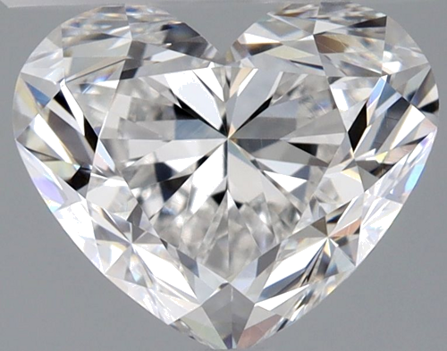 1.91 carat D-VVS2 Natūralus Heart Deimantas (1)