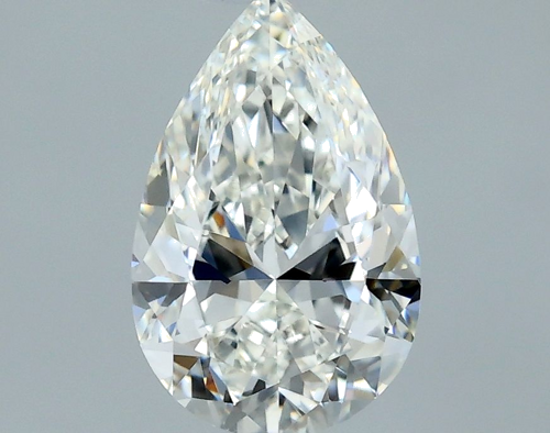 0.52 carat H-IF Natūralus Pear Deimantas (1)