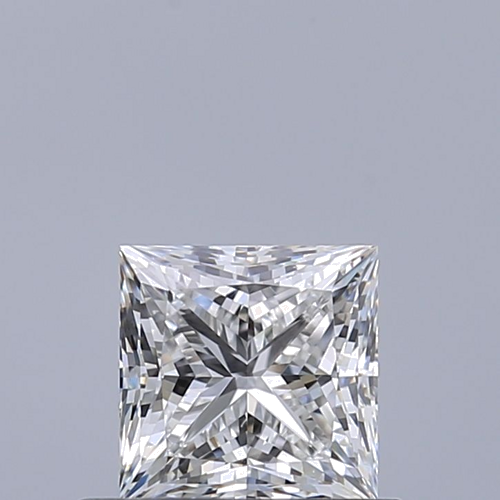 0.59 carat E-VVS2 Natūralus Princess Deimantas (1)