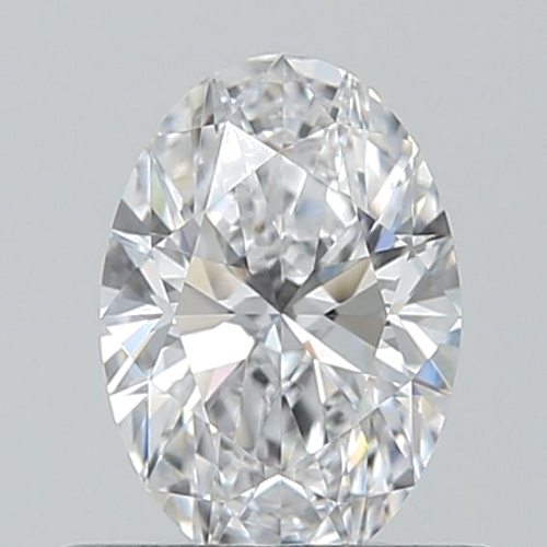 0.5 carat D-VVS1 Natūralus Oval Deimantas (1)