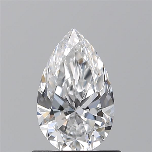 0.7 carat D-VVS2 Natūralus Pear Deimantas (1)