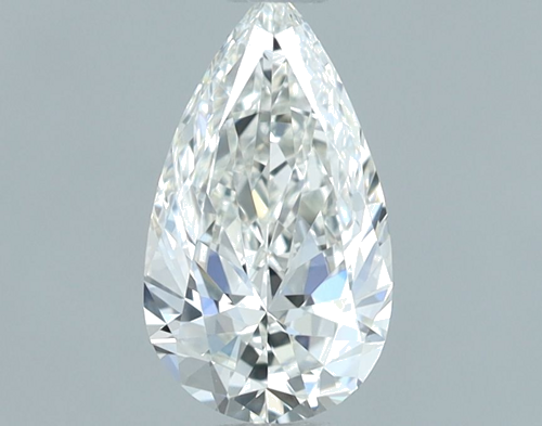 0.5 carat H-VVS1 Natūralus Pear Deimantas (1)