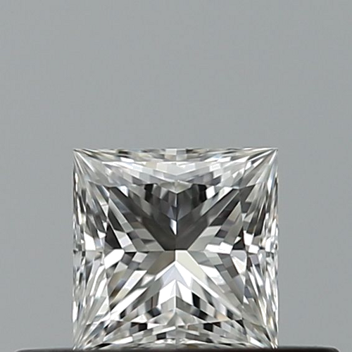 0.32 carat F-VVS2 Natūralus Princess Deimantas (1)