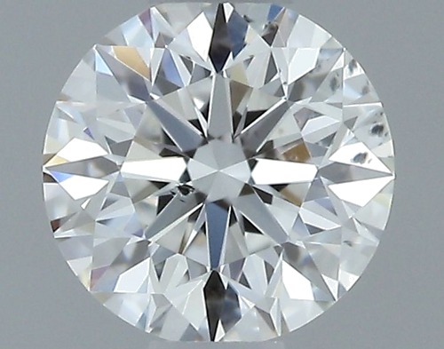 0.47 carat F-SI2 Excellent cut Natūralus Round Deimantas (1)