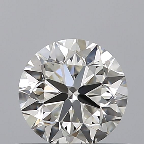 0.5 carat I-VVS1 Very Good cut Natūralus Round Deimantas (1)