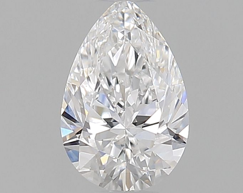 0.3 carat D-VS1 Natūralus Pear Deimantas (1)
